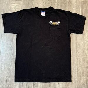 VINTAGE RECORD PLANT REMOTE EMBROIDERED POCKET TEE